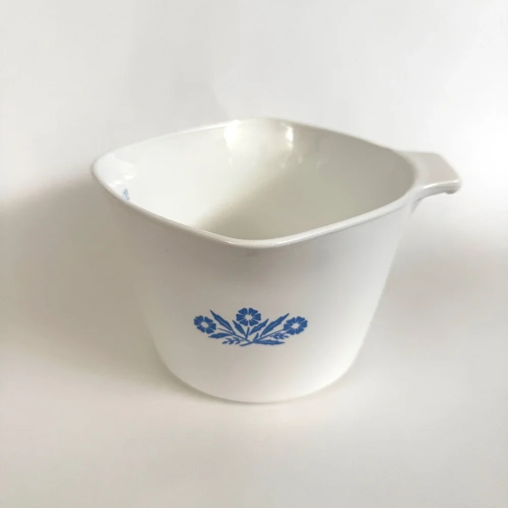 Vintage Corning Ware P-55-B Blue Cornflower 1 Qt Saucemaker Pyroceram USA